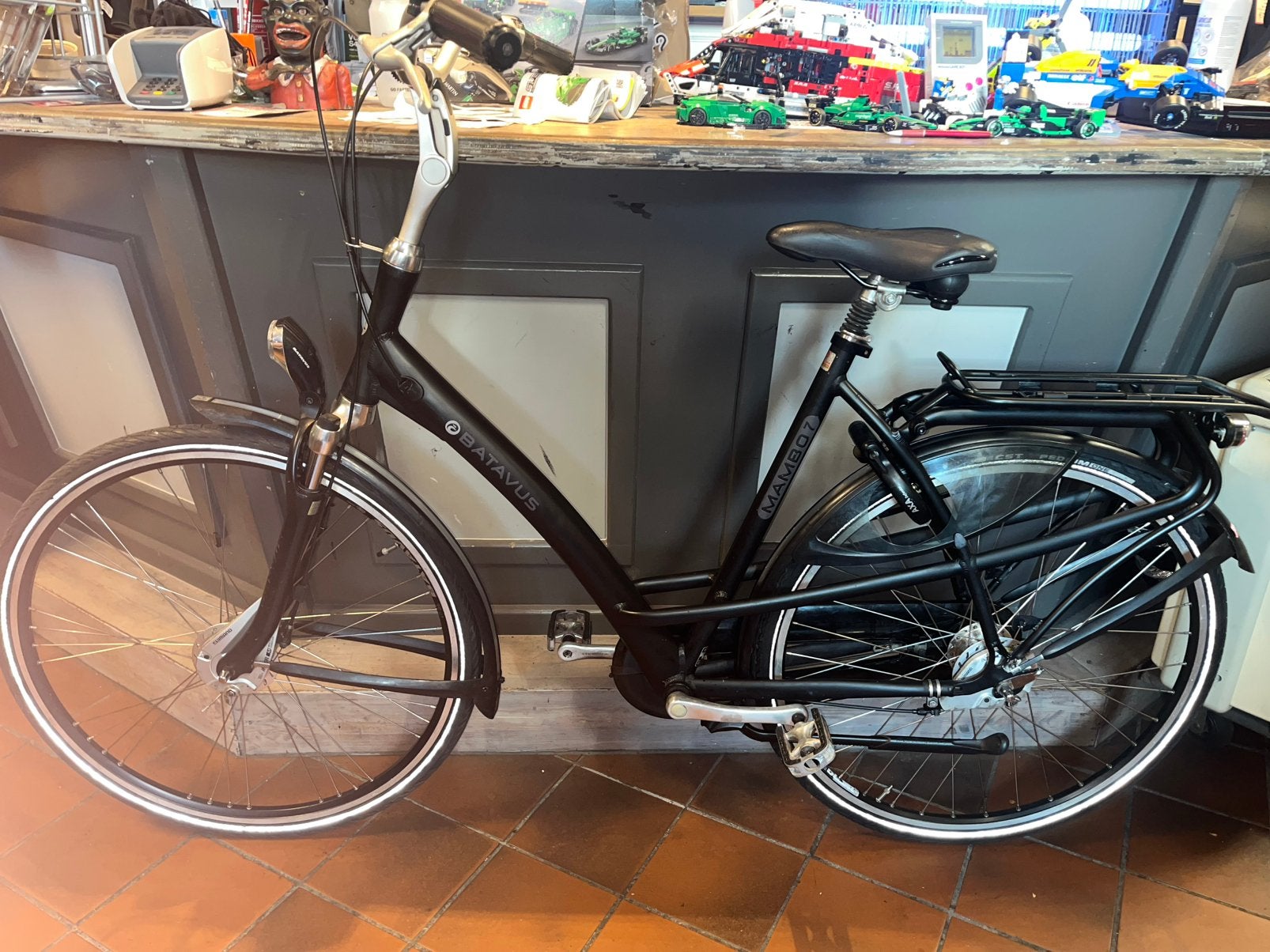 BATAVUS BLACK MAMBO-7 58cm ALU frame 7 speed Nexus, Ophalen, Gebruikt, Versnellingen, Batavus