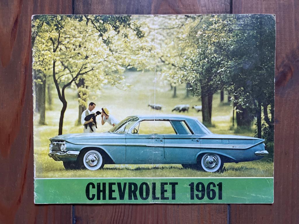 Chevrolet brochure 1961 - Impala, Corvair, Bel Air, Boeken, Auto's | Boeken, Ophalen of Verzenden, Gelezen, Chevrolet