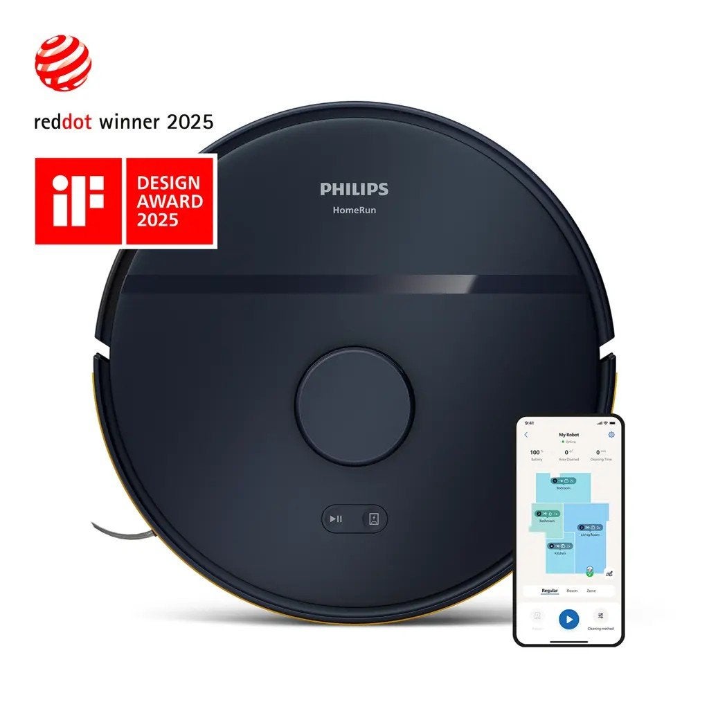 Philips HomeRun Robotstofzuiger Series 2000 Zwart, Witgoed en Apparatuur, Stofzuigers, Ophalen, Robotstofzuiger