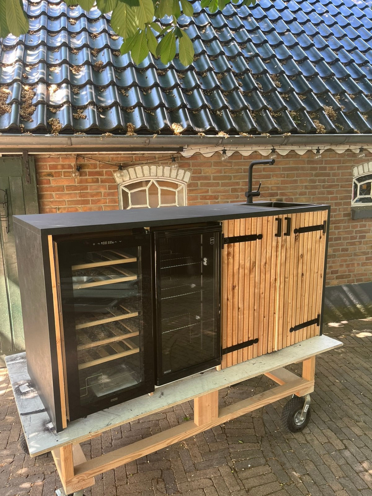 Binnen keuken!, Ophalen of Verzenden, Zo goed als nieuw, Gas