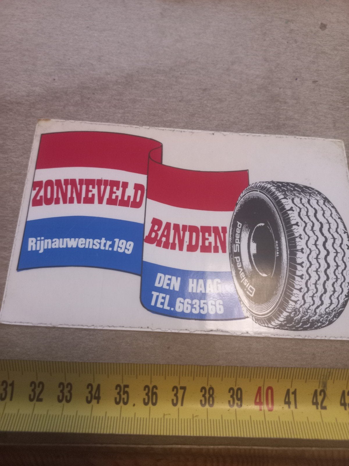 Vintage Zonneveld Banden  - Den Haag, Verzamelen, Ophalen of Verzenden, Gebruikt