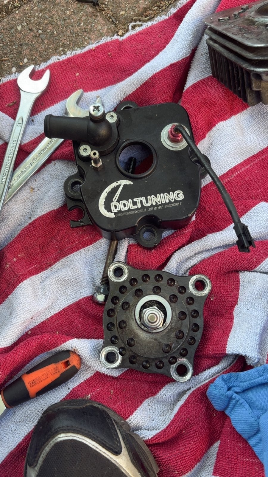 ddl tuning binnen buiten kop lc 125/180, Ophalen