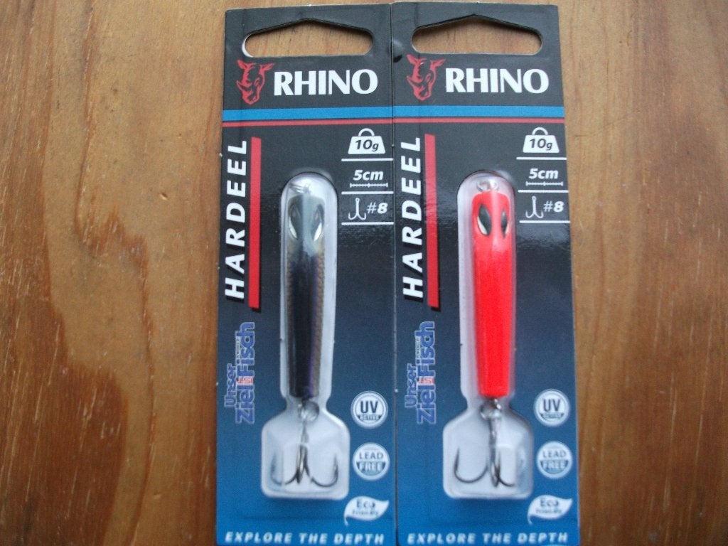 2 stuks 10 grams Rhino Hardeel roofvis lepl / kunstaas lepel, Watersport en Boten, Ophalen of Verzenden, Nieuw, Kunstaas