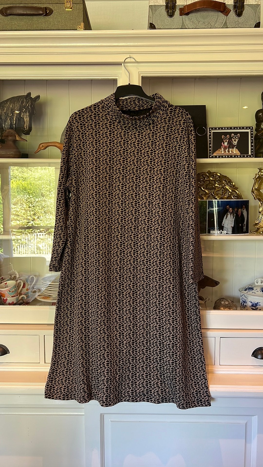 Jurk van Norah mt 48, Kleding | Dames, Jurken, Ophalen of Verzenden, Zo goed als nieuw, Maat 46/48 (XL) of groter, Onder de knie