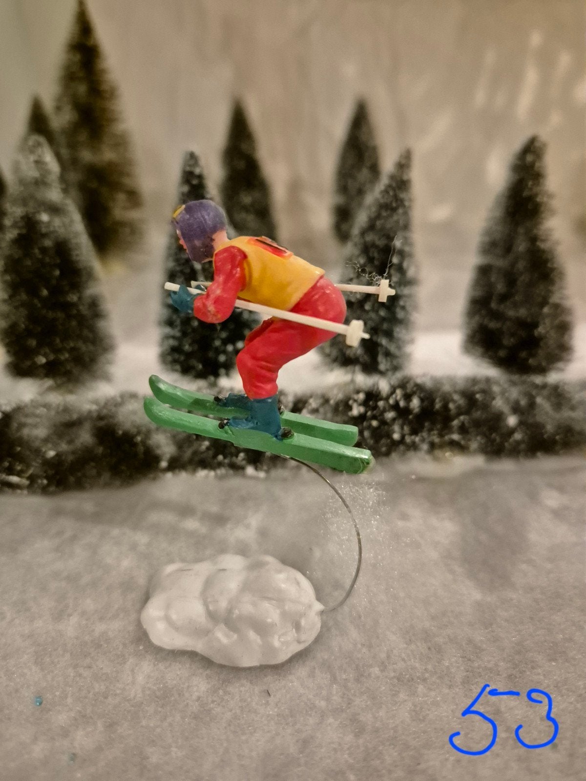 LEMAX springende skiër / Ski jumper, Ophalen of Verzenden, Zo goed als nieuw
