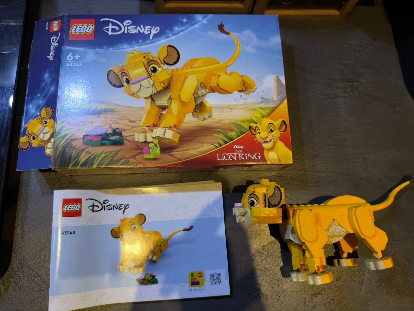 Lego simba, Lego, Ophalen of Verzenden, Zo goed als nieuw, Compleet