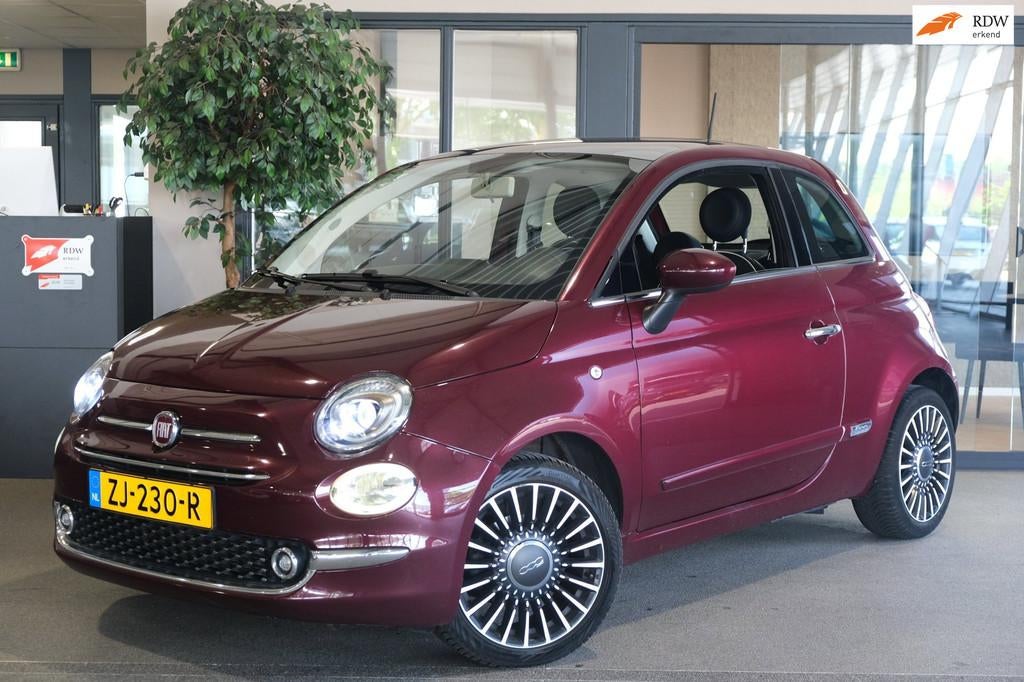Fiat 500 S 1.2 69PK Airco Pano Led, Voorwielaandrijving, Stof, Gebruikt, 4 cilinders