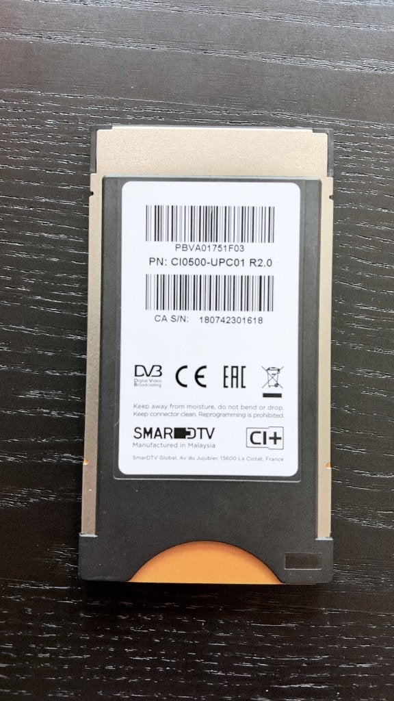 Ziggo CI+ Module inclusief Smartcard – HD – compleet