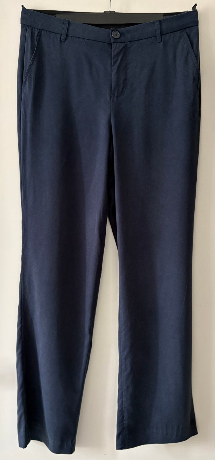 Blauwe pantalon Sissy-Boy. Valt als L/40/42! (M in label), Ophalen of Verzenden, Zo goed als nieuw, Blauw, Lang