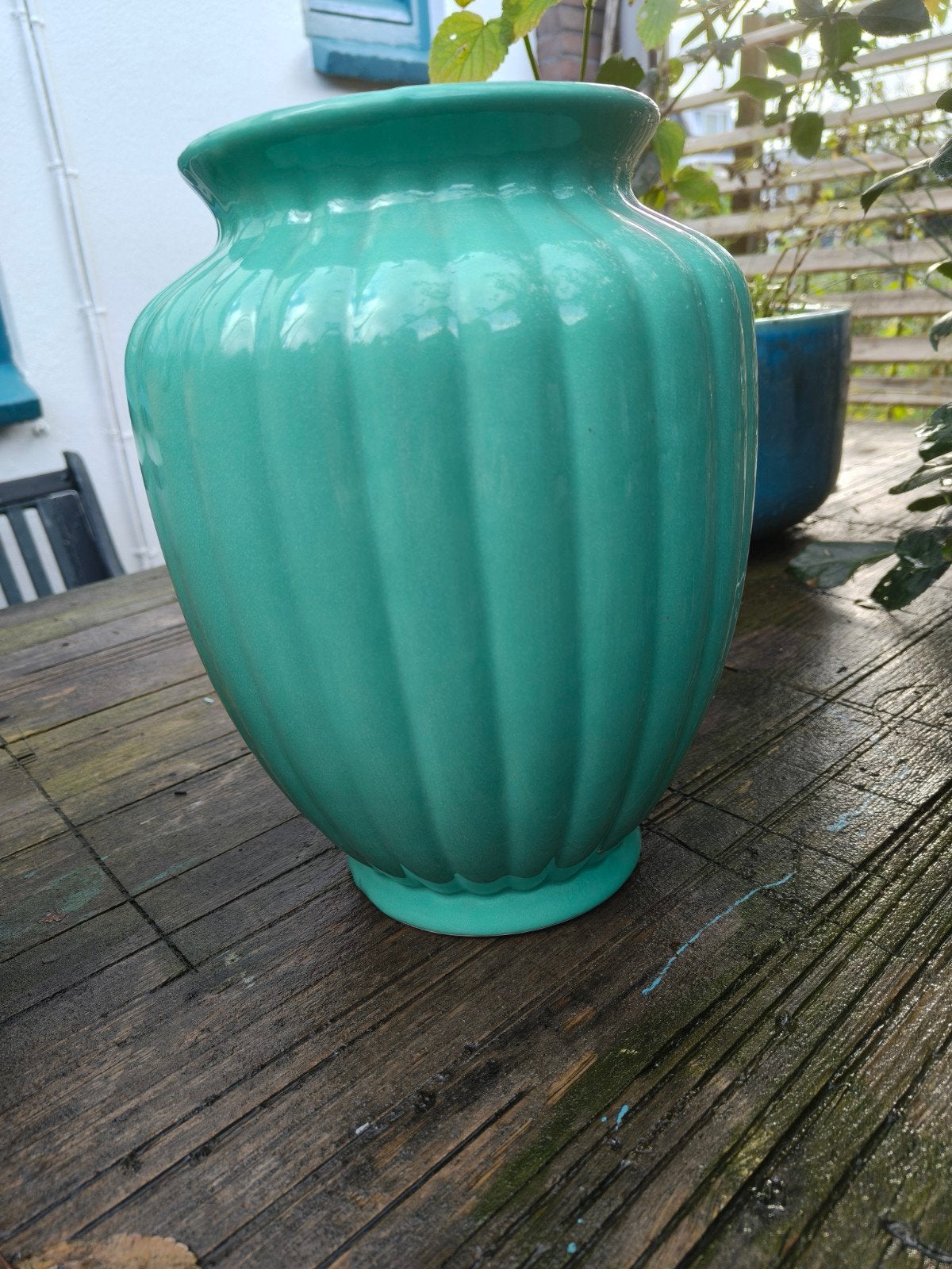 Groene bloempot, Ophalen of Verzenden