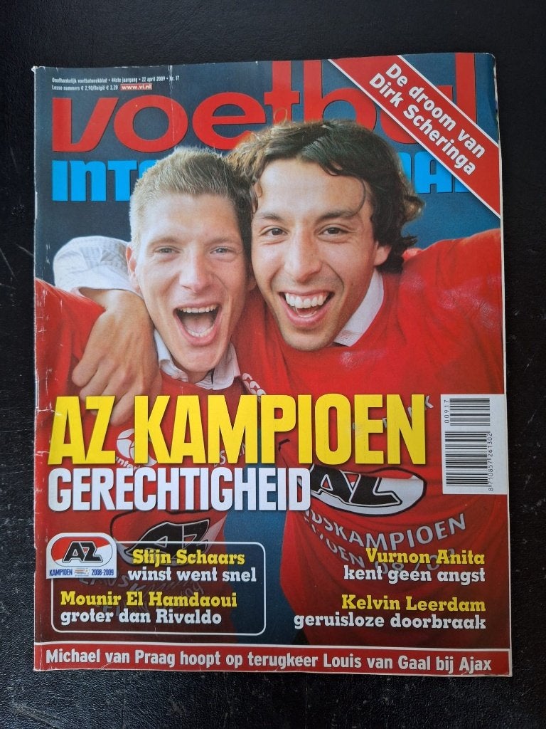 Magazine VI - AZ Alkmaar landskampioen 2009, Verzamelen, Ophalen of Verzenden, Zo goed als nieuw, AZ, Boek of Tijdschrift