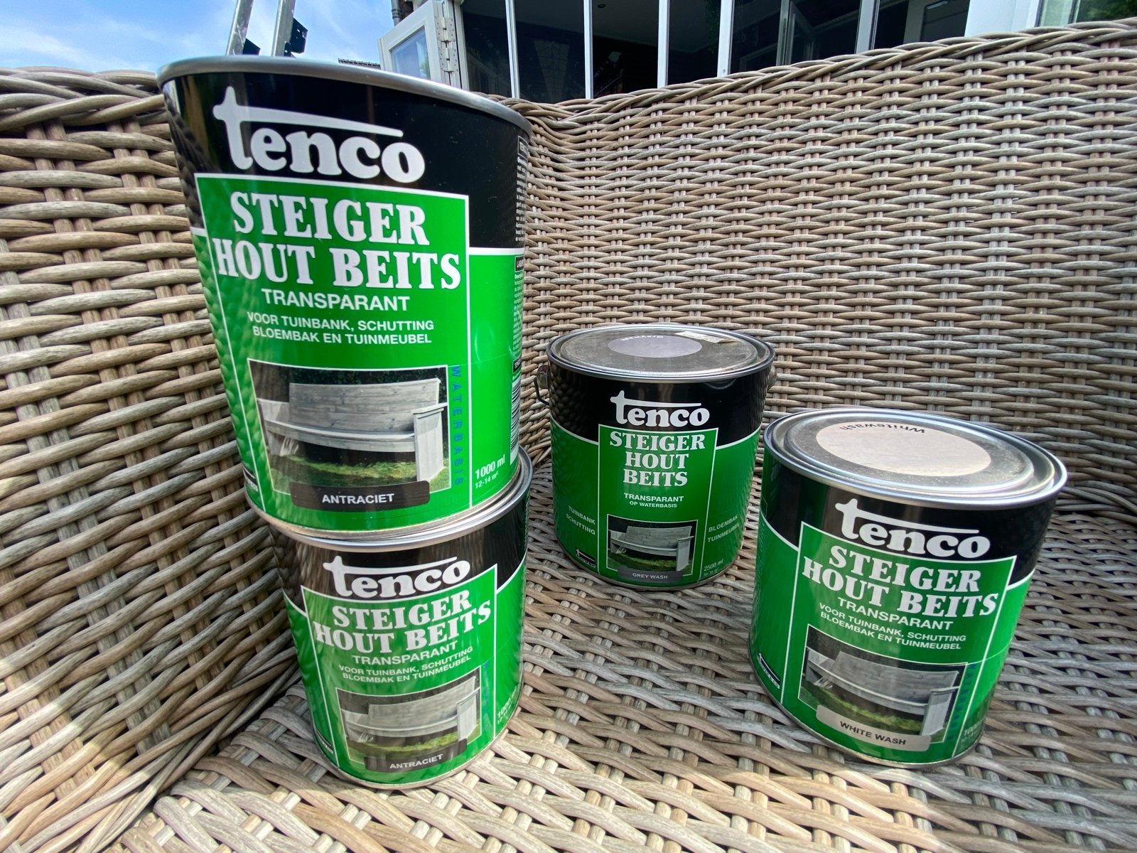 Tenco Steigerhout Beits Transparant - Diverse Kleuren, Overige kleuren, Nieuw, Beits, Ophalen of Verzenden