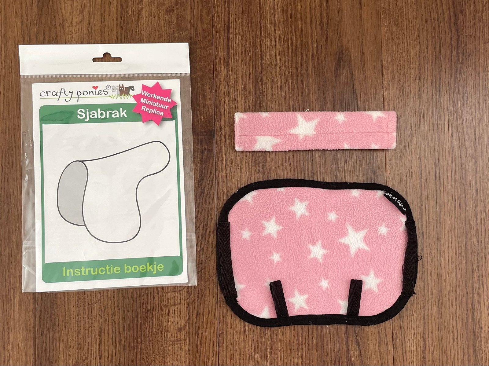 Crafty Ponies zadeldek sjabrak roze met sterren zgan, Ophalen of Verzenden, Zo goed als nieuw, Jongen of Meisje