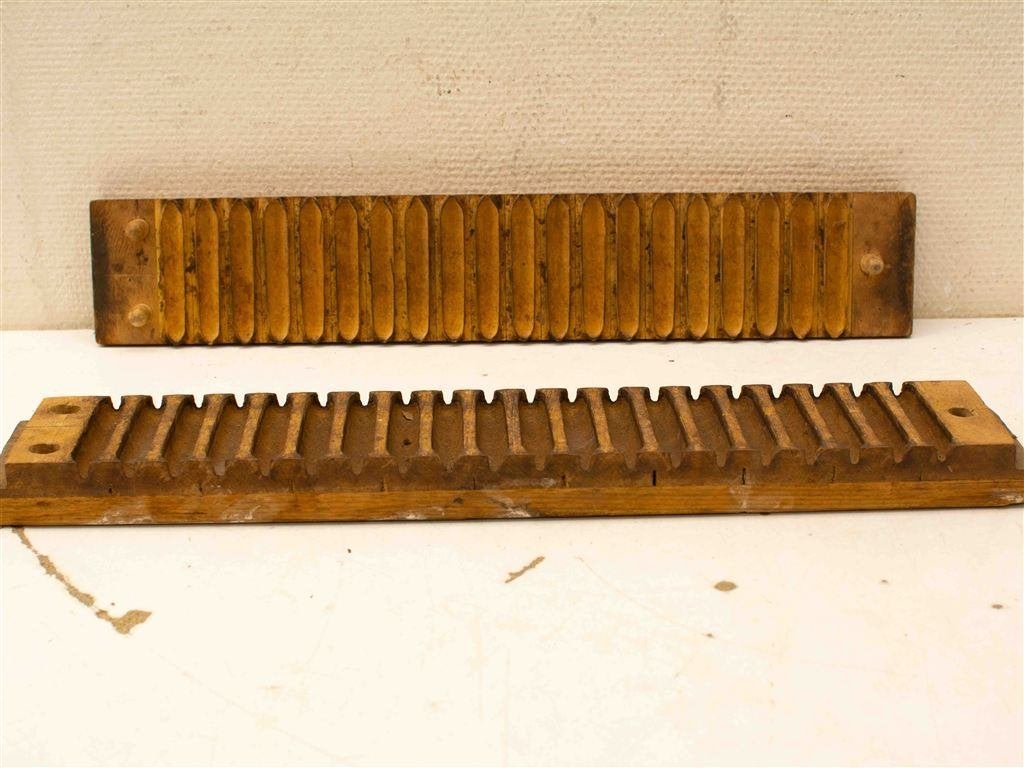 Sigarenpers van hout 38541, Ophalen of Verzenden, Gebruikt, Sigarenbandjes