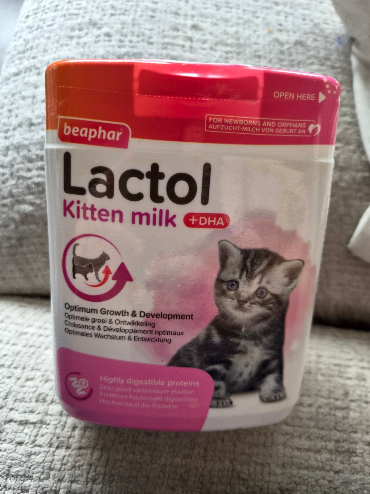 beaphar lactol kittenmilk +DHA, Ophalen of Verzenden, Kat