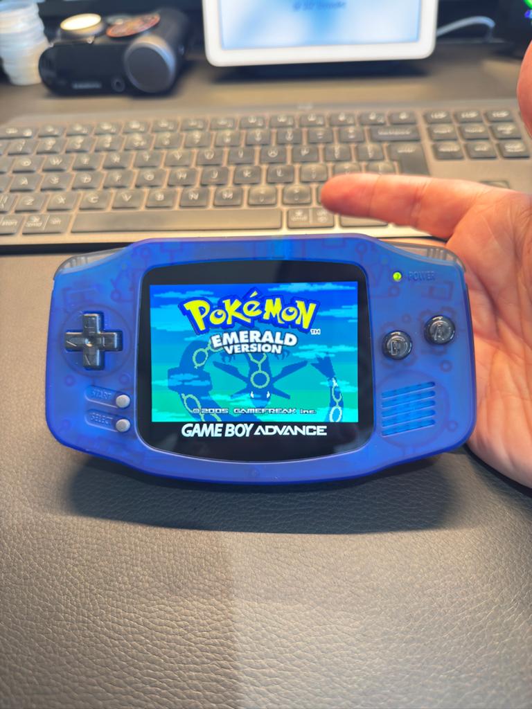 Nintendo Gameboy Advance met IPS Max display -2026, Ophalen of Verzenden, Zo goed als nieuw, Game Boy Advance