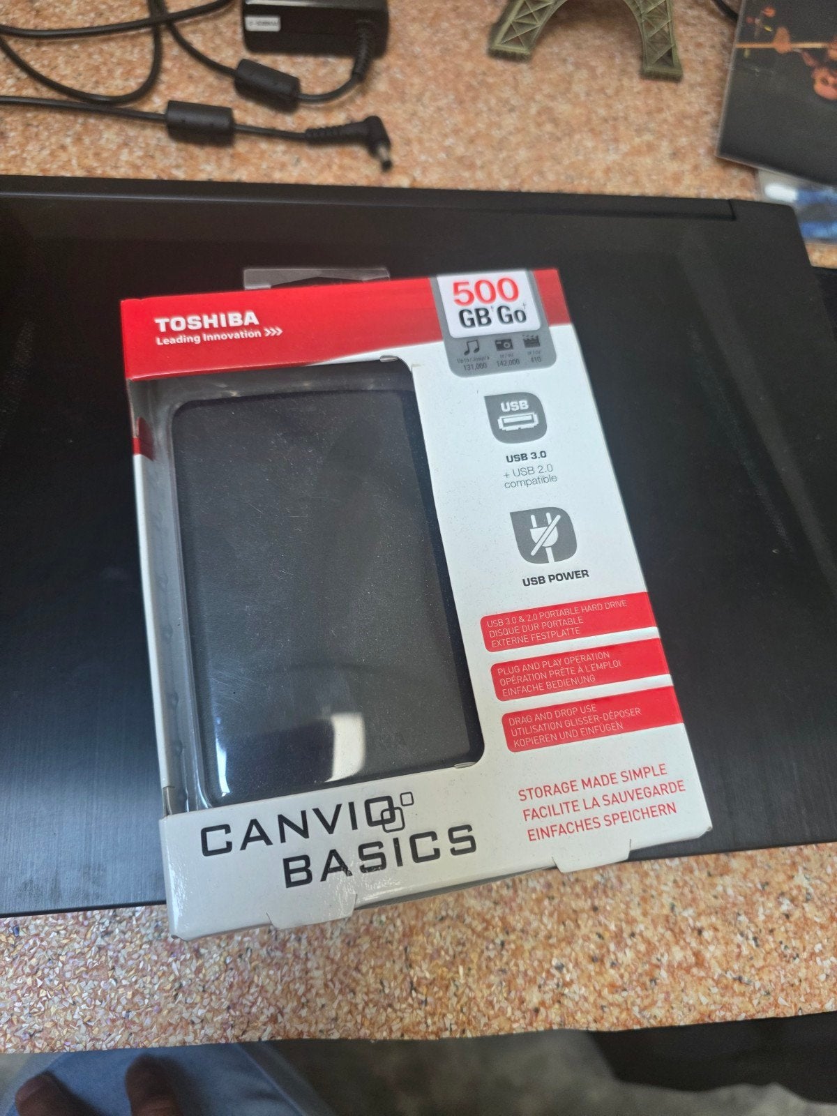 toshiba externe harde schijf 500 gb nieuw, Ophalen of Verzenden