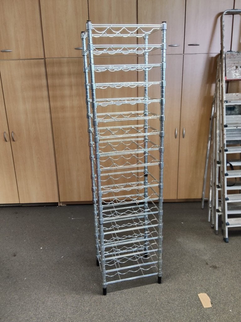 Wijnrek 68 flessen, Huis en Inrichting, Woonaccessoires | Wijnrekken, Ophalen, Metaal, 5 tot 15 flessen