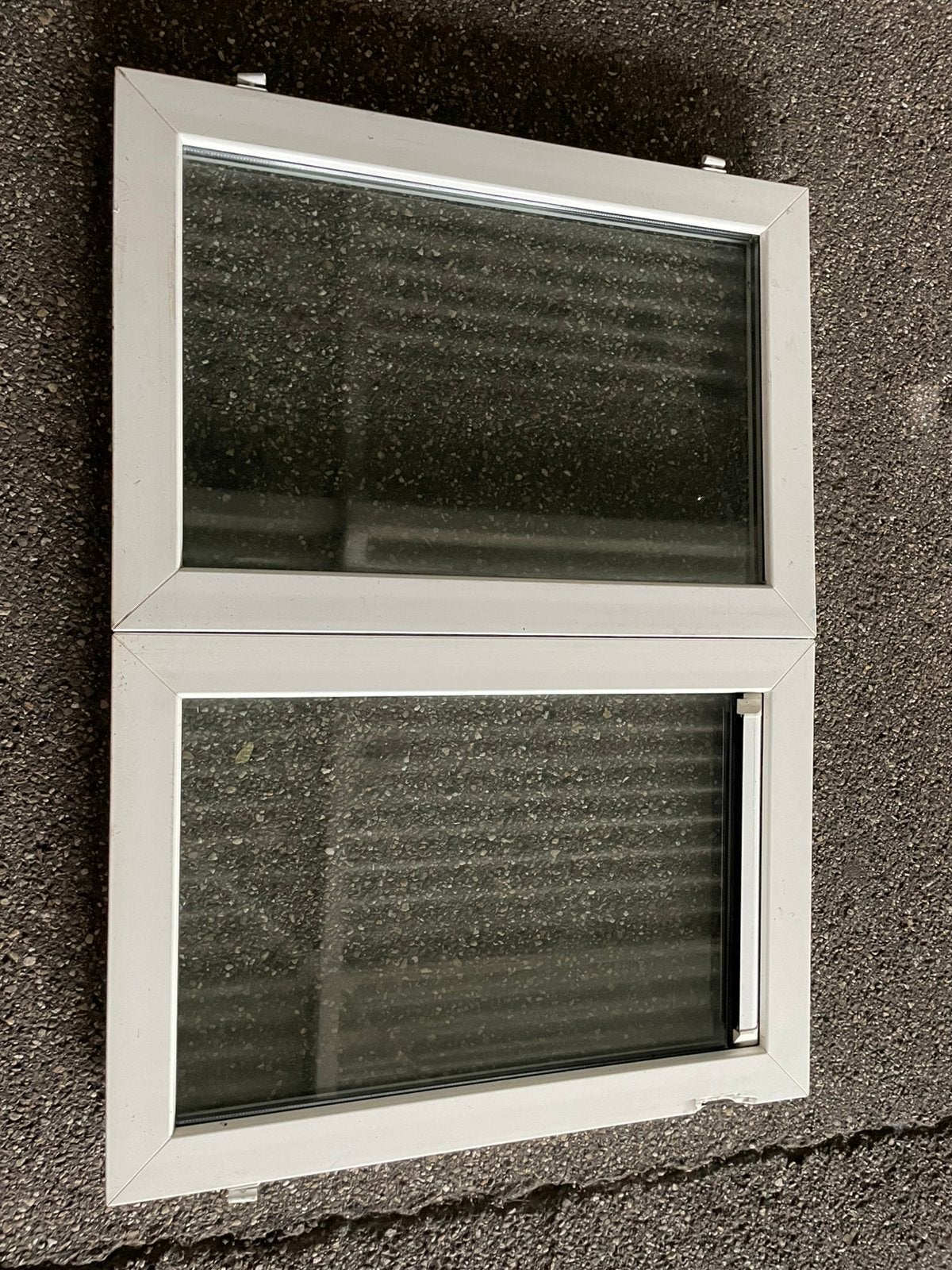 Kunstof raamkozijn, Kunststof, Gebruikt, Raamkozijn, Inclusief glas