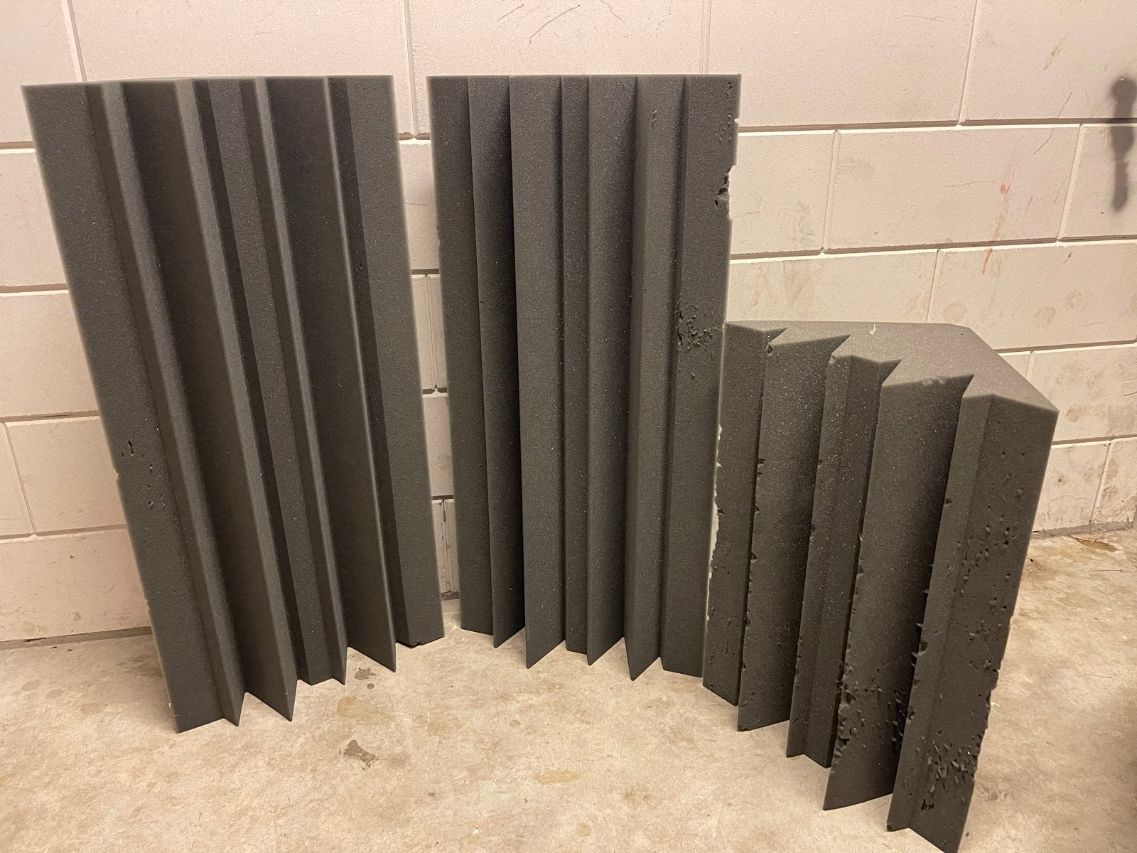 Akoestische schuimpanelen - basstraps, Ophalen, Gebruikt