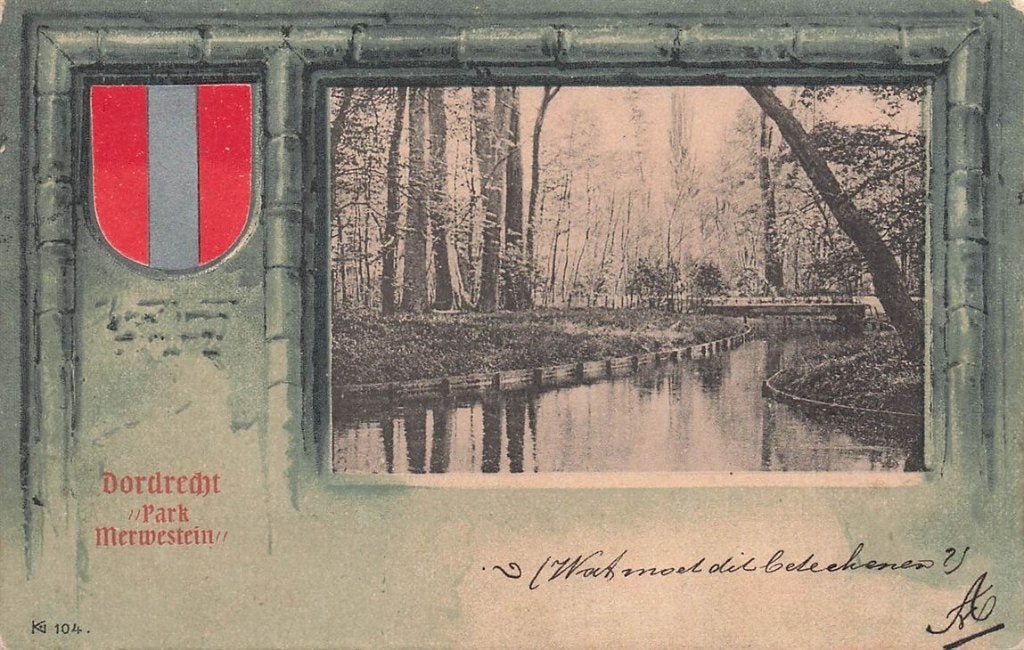 702-202-029 Dordrecht Park Merwestein, Verzenden, Voor 1920, Zuid-Holland