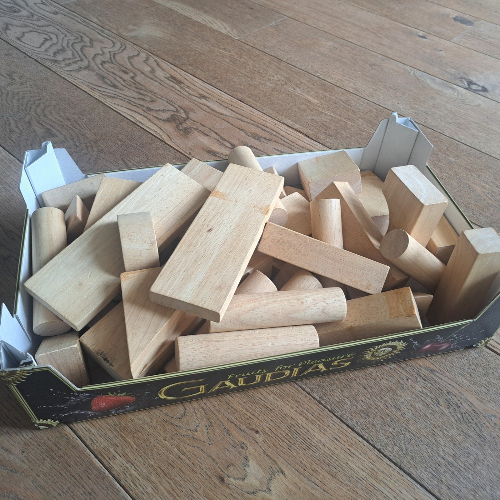 Houten bouwblokken, Ophalen, Gebruikt, Overige merken