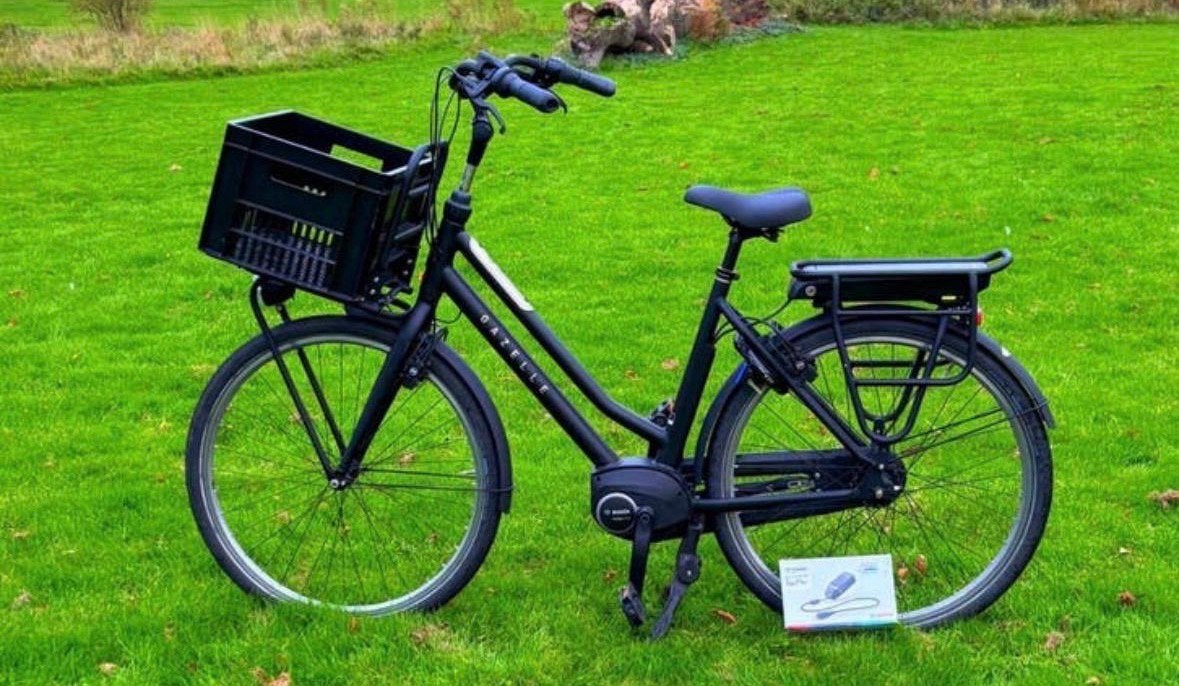 Elektrische Gazelle Heavy Duty, Ophalen, Zo goed als nieuw, 59 cm of meer, 50 km per accu of meer