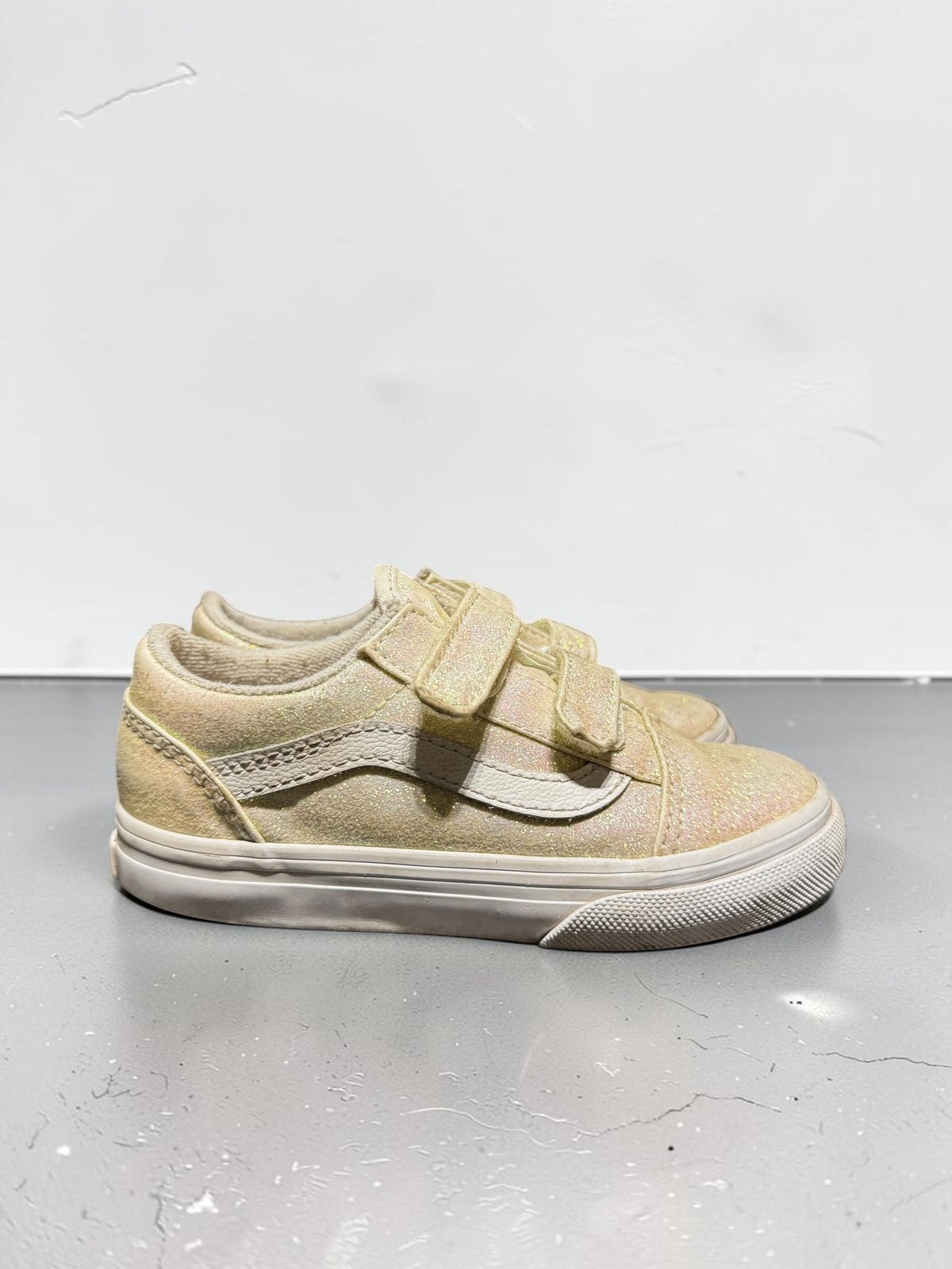 Vans Old Skool V UV glitter roze geel sneakers maat 26, Meisje, Schoenen, Ophalen of Verzenden, Zo goed als nieuw