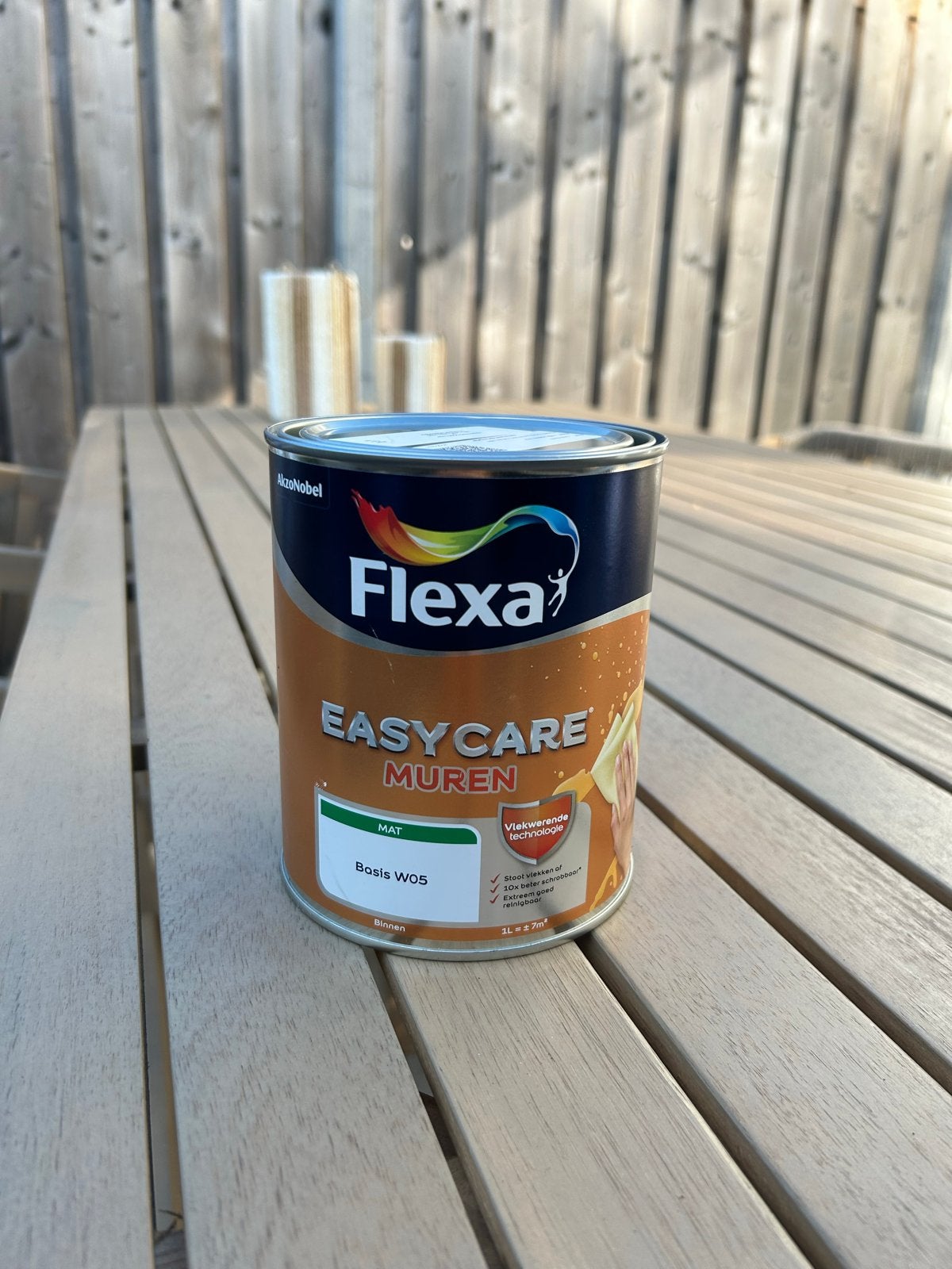 Flexa Easycare Muren Muurverf - Sandy Beach 1L, Ophalen of Verzenden, Nieuw, Overige typen