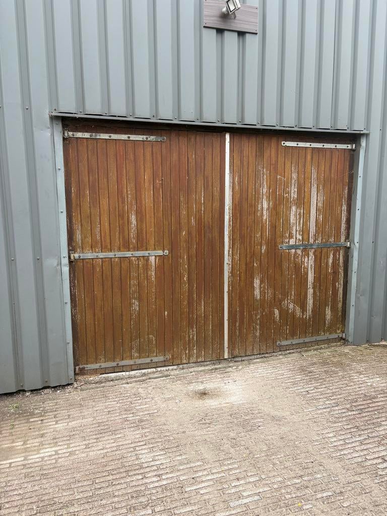 Houten staldeur, Ophalen, Zo goed als nieuw, Hout, Overige typen