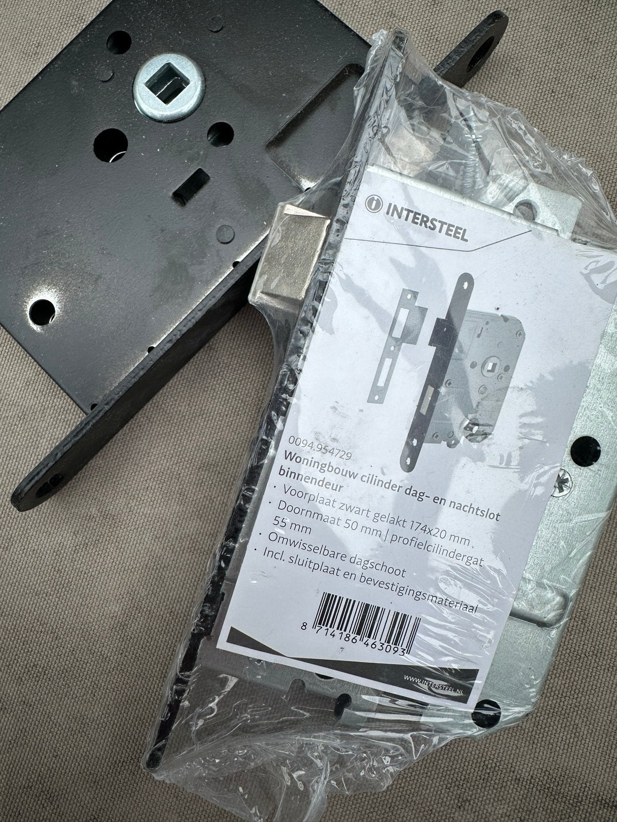 Intersteel Woningbouw cilinder dag- en nachtslot, Ophalen of Verzenden, Nieuw, IJzer, Slot