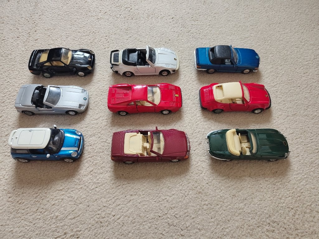 Speelgoedauto's uit Shell Classic Sportscar Collection, Kinderen en Baby's, Speelgoed | Speelgoedvoertuigen, Ophalen, Zo goed als nieuw