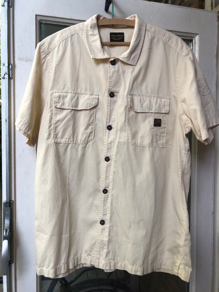 pme legend overhemd xl, Kleding | Heren, Overhemden, Geel, Ophalen of Verzenden, Zo goed als nieuw, Pme Legend