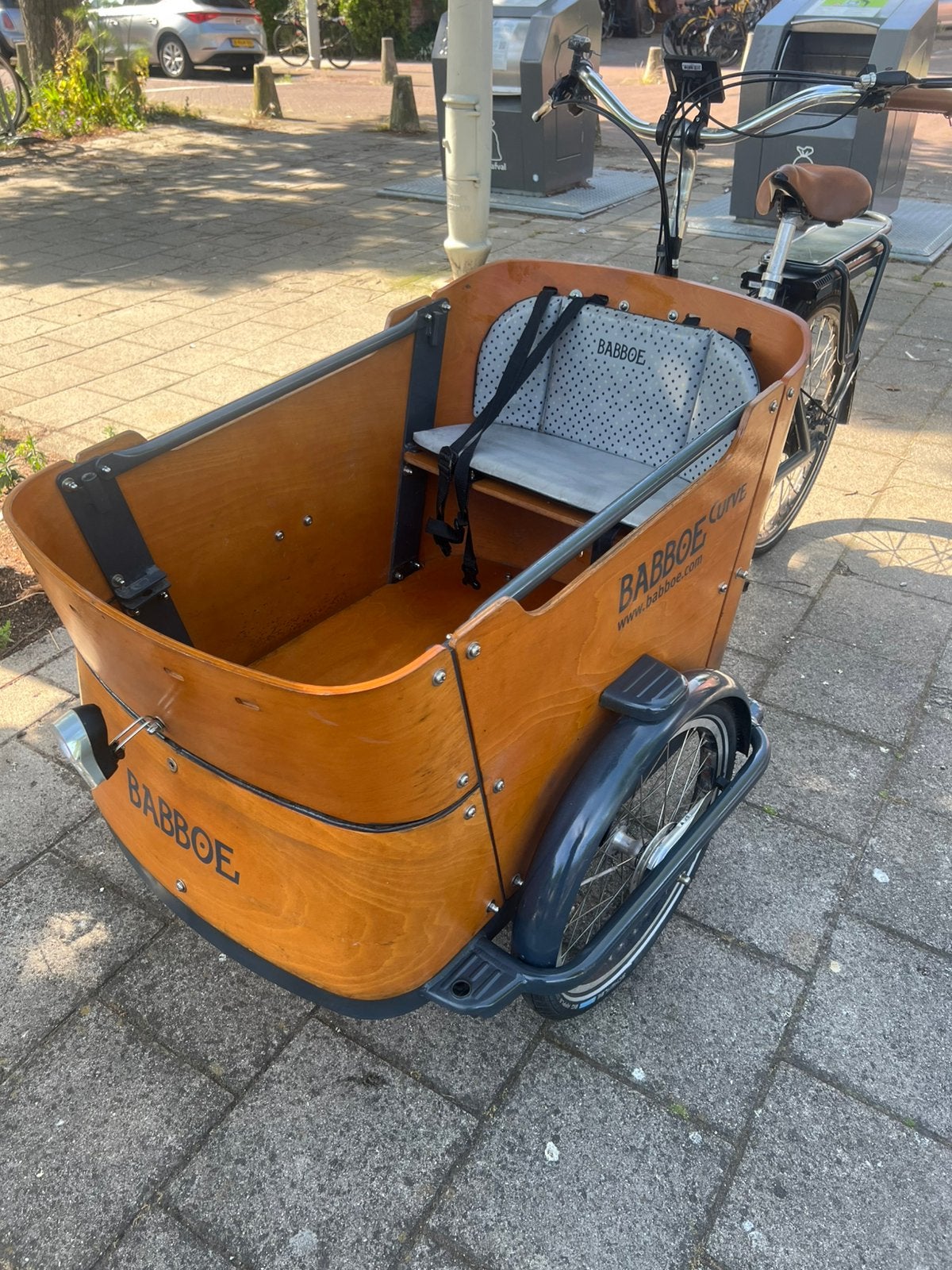 Elektrische bakfiets. Big babboe curve elektrische, Overige merken, Huif, Ophalen of Verzenden, Zo goed als nieuw
