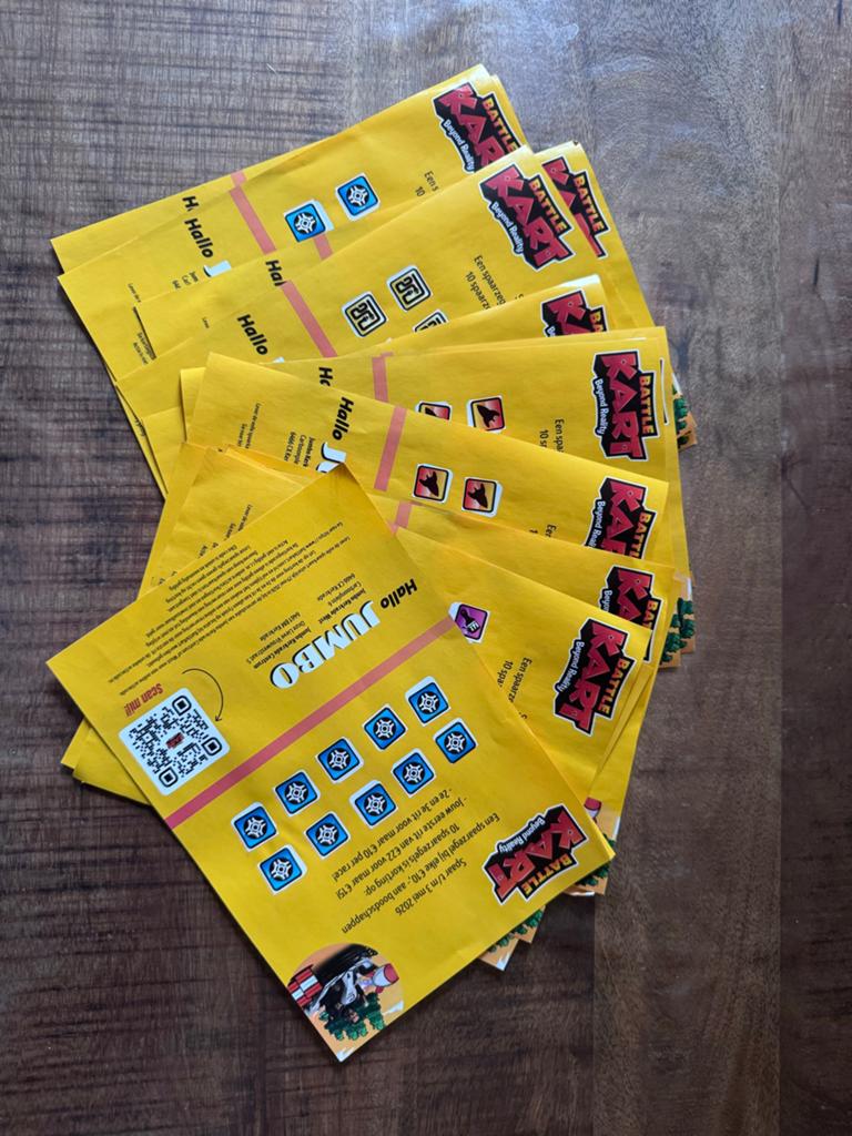 Jumbo Battle Kaart spaarzegels (14 volle spaarkaarten), Tickets en Kaartjes, Kortingen en Cadeaubonnen, Eén persoon, Kortingsbon