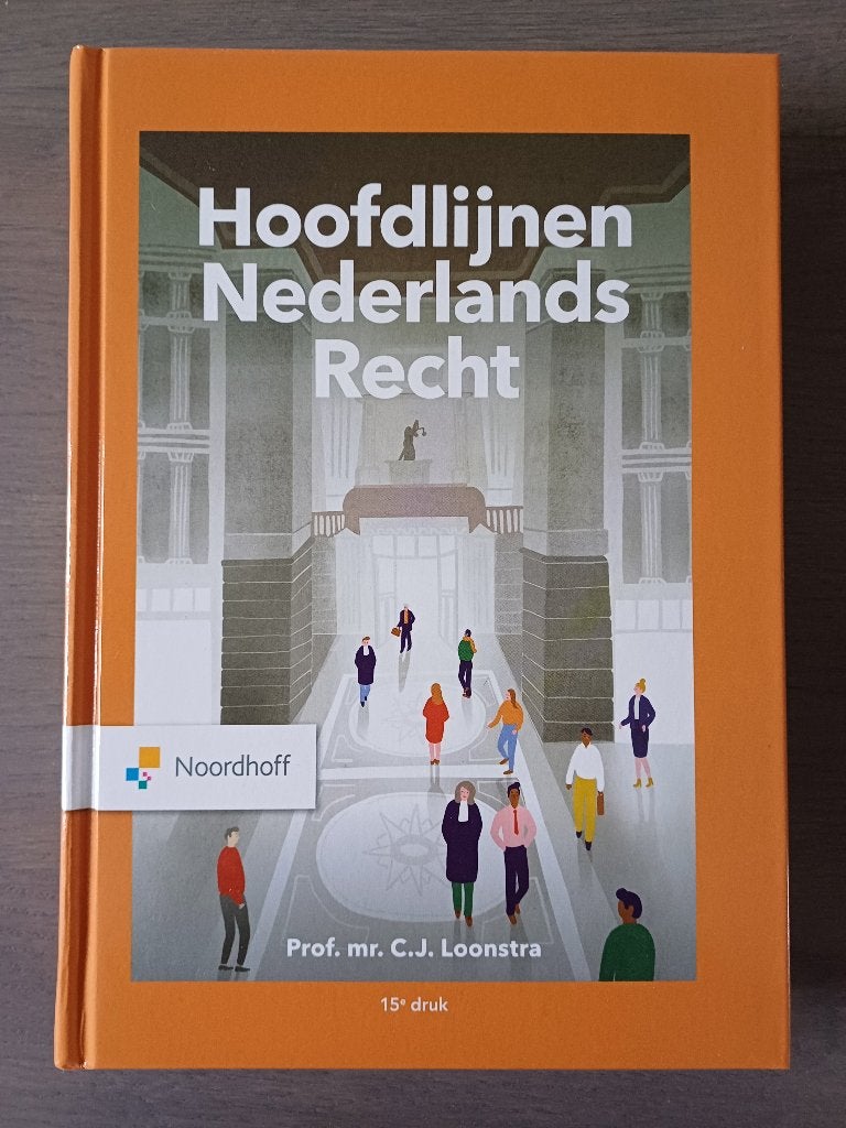 Hoofdlijnen Nederlands recht ISBN 9789001299057, Boeken, Nieuw, Prof. mr. C.J. Loonstra, Alpha, HBO