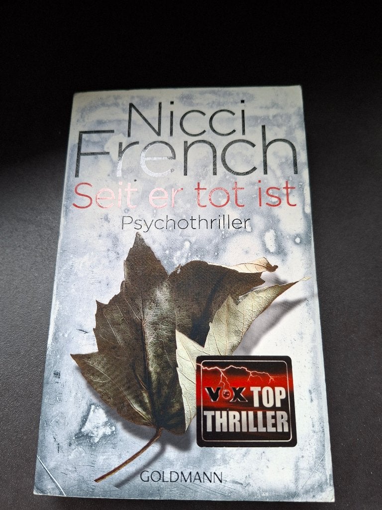 THRILLER - Seit er tot ist - duitstalig - Nicci French, Ophalen of Verzenden, Gelezen, Nicci French, Europa overig