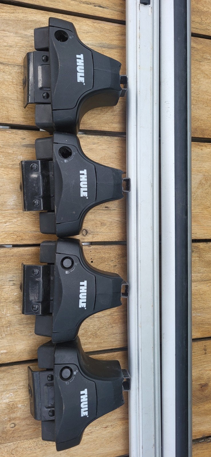 Thule dakdragers voor Audi A3 (2015), Auto diversen, Dakdragers, Ophalen, Gebruikt