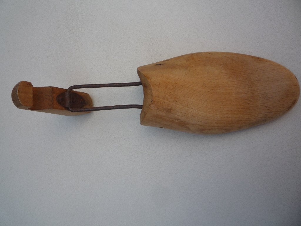 Vintage brocante houten authentieke schoenspanner, Ophalen of Verzenden