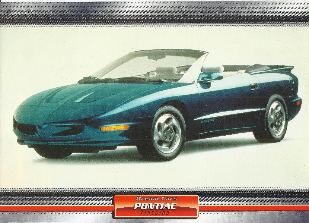 Ma21 foto pontiac firebird -- ( afmeting 28 cm x 20 cm ) -, Verzamelen, Ophalen of Verzenden, 1980 tot heden, Zo goed als nieuw