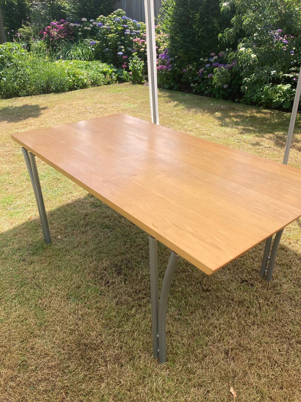 Mooie tafel, keukentafel 180 x 90 centimeter, Ophalen, 50 tot 100 cm, Zo goed als nieuw, 150 tot 200 cm