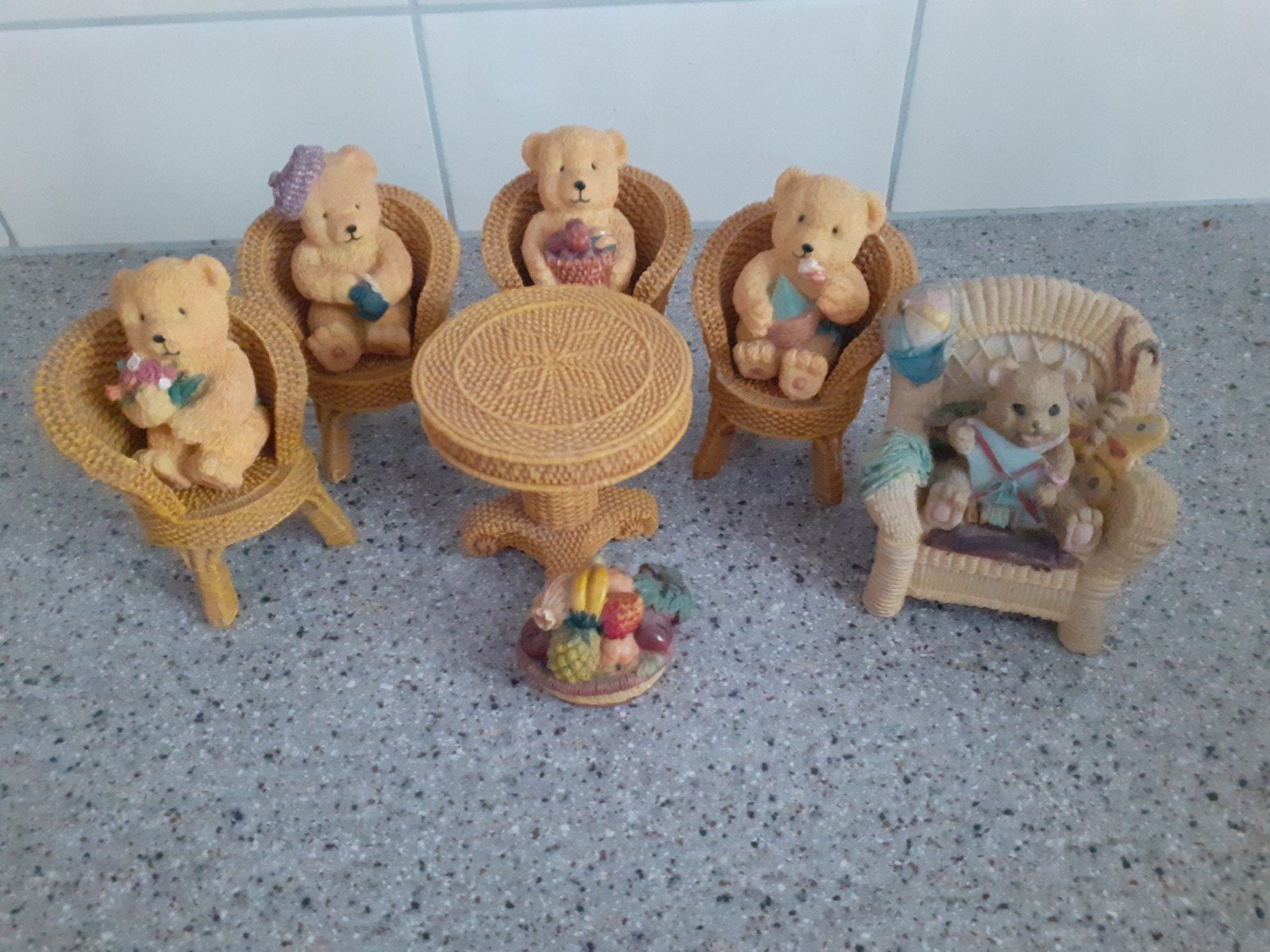 Beren set, Ophalen of Verzenden, Zo goed als nieuw, Poppenhuis