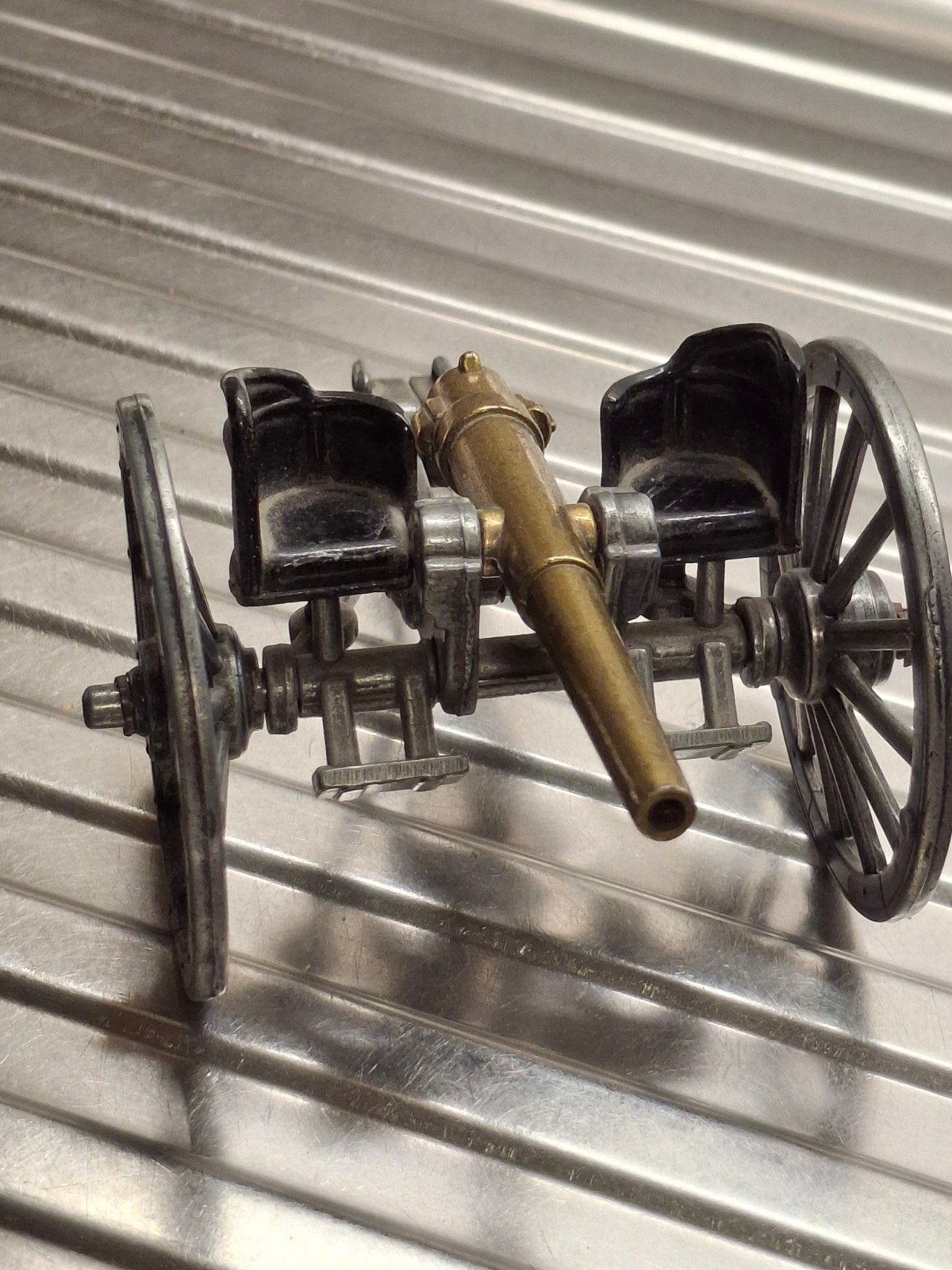 tin en koperen  kanon, Ophalen of Verzenden