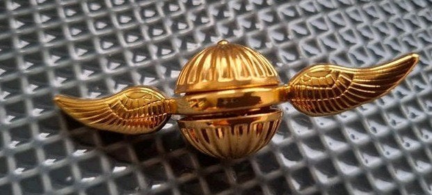 Gouden Snaai Fidget Spinner Goudkleur Harry Potter, Ophalen of Verzenden