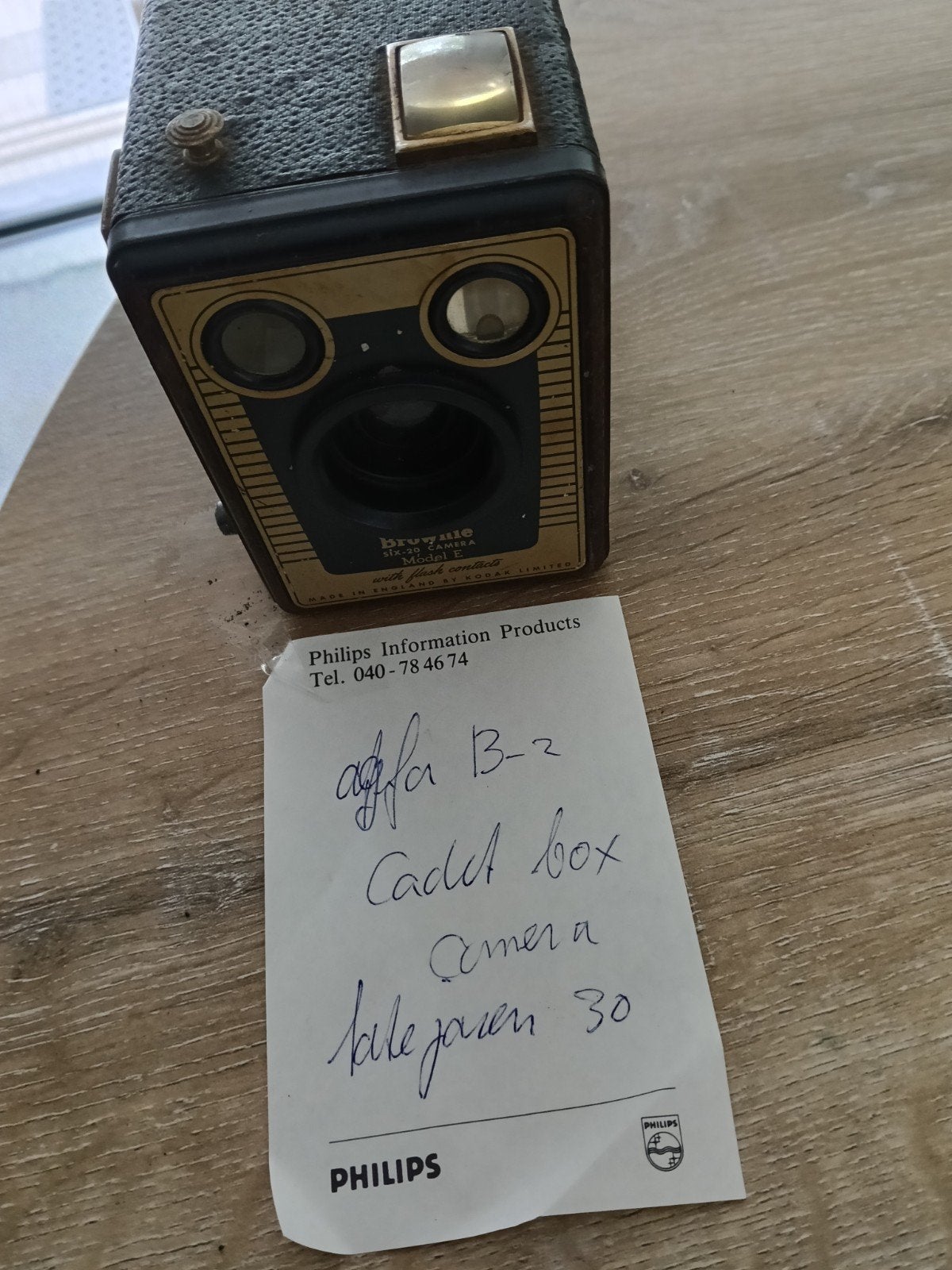 Oud fototoestel, Verzamelen, Fotografica en Filmapparatuur, Ophalen, Voor 1940, Fototoestel