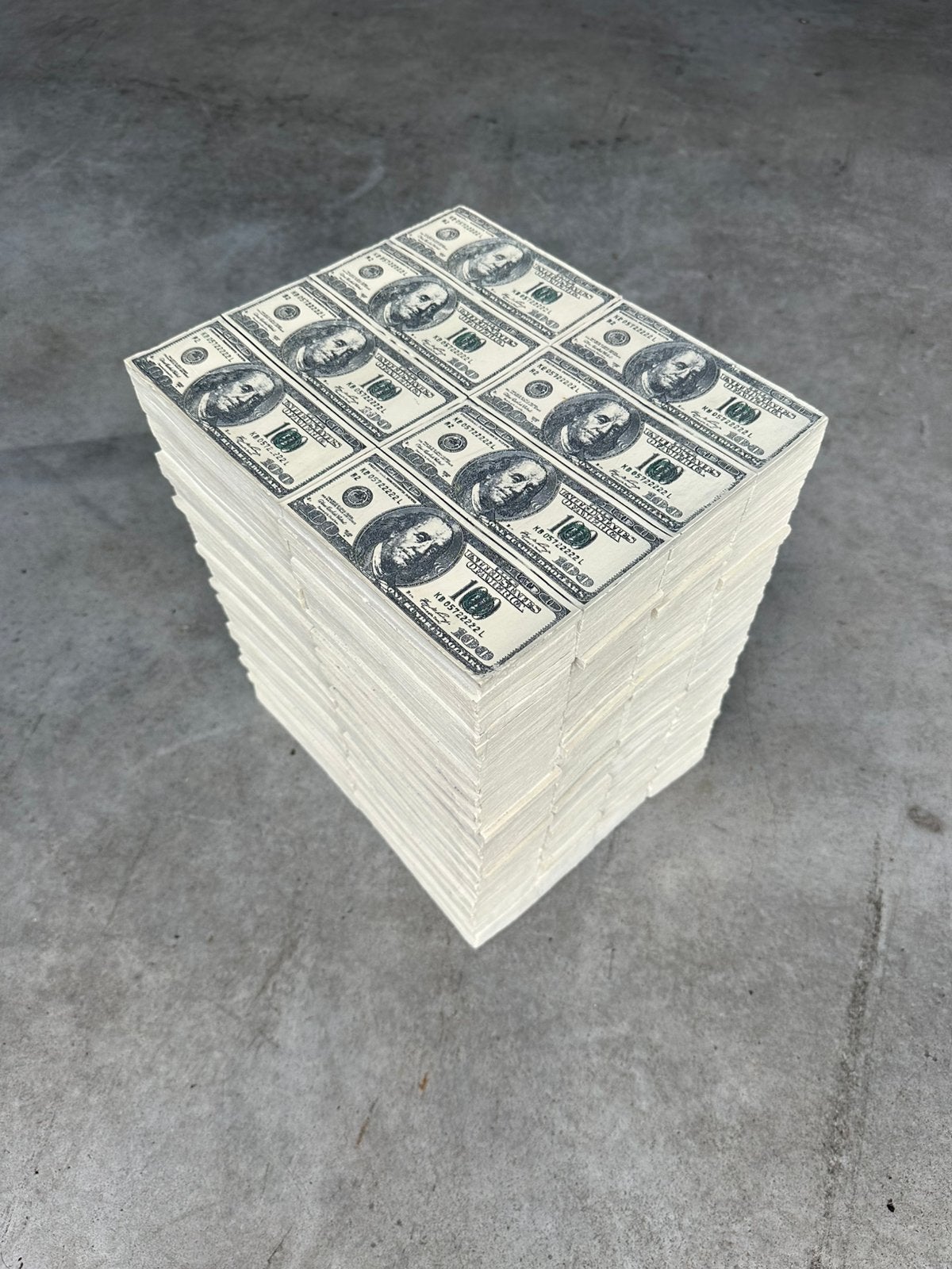 Originele KARE Design Dollar Kruk / Bijzettafel, Ophalen, Minder dan 45 cm, Vierkant, Nieuw