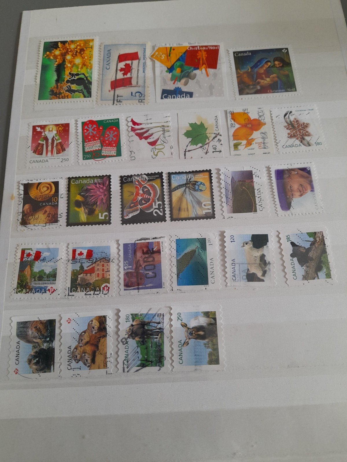 Kaveltje postzegels Canada, Postzegels en Munten, Postzegels | Volle albums en Verzamelingen, Ophalen of Verzenden, Buitenland
