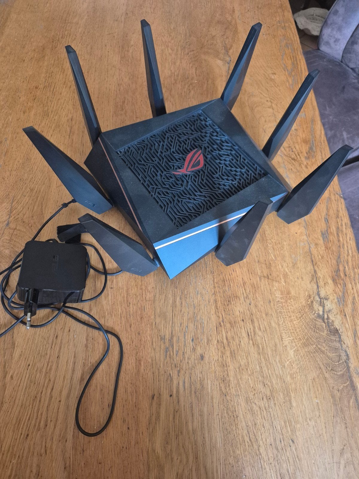 ASUS ROG Rapture GT-AC5300 Tri-band Gaming Router, Ophalen, Zo goed als nieuw, Router, ASUS