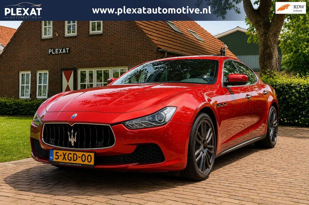 Maserati Ghibli 3.0 S Q4 409PK Aut. | Orig NL | 2e Eigenaar, Auto's, Maserati, Automaat, Euro 5, Gebruikt, Automatische klimaatregeling