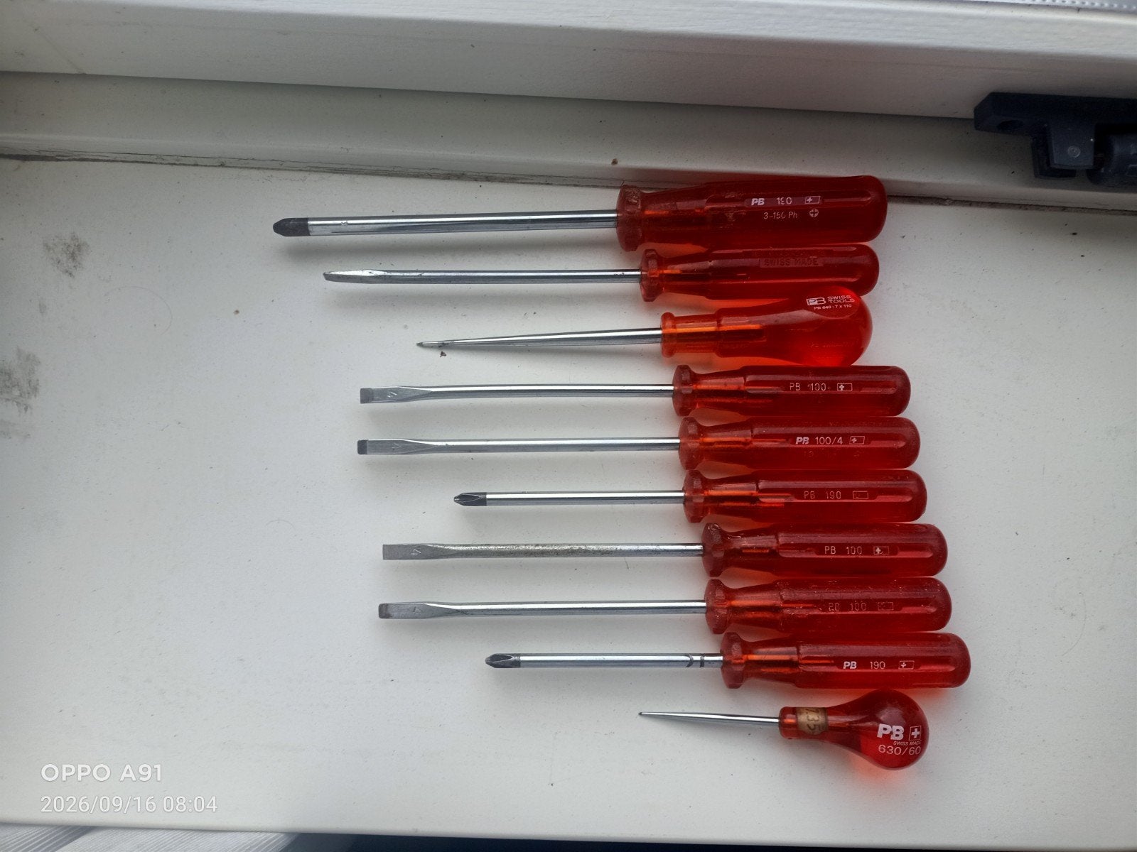 PB Swiss Tools Schroevendraaierset - Diverse Maten, Ophalen of Verzenden, Gebruikt, Schroevendraaier, Overige merken